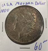 1900 Morgan dollar